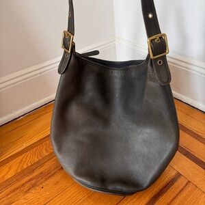 Vintage coach bucket bag